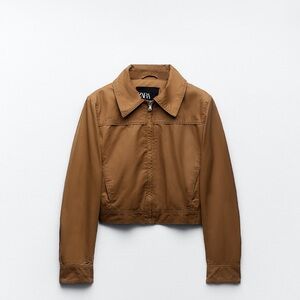 Zara Brown Utility Jacket